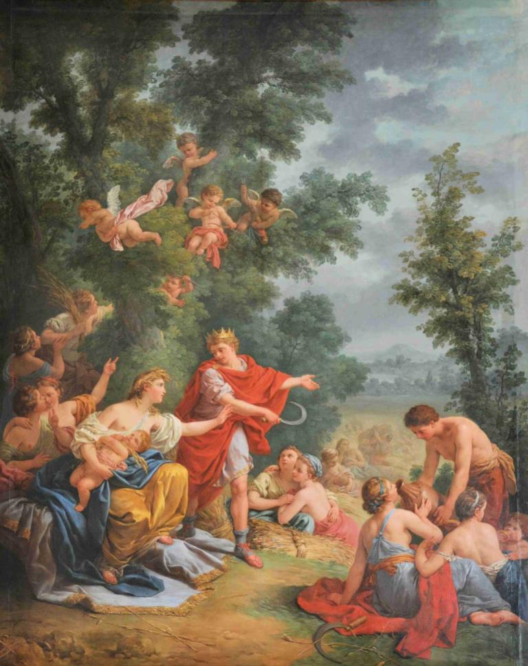 Cérès ou l'Agriculture,Ceres of landbouw,Louis-Jean-François Lagrenée,Olieverf,Olieverf