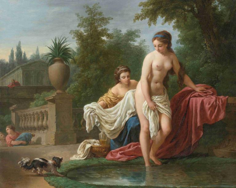 David and Bathsheba,เดวิดกับคริสซี่ เชลด้อน,Louis-Jean-François Lagrenée,ลูอิส ฌอง ฟรานโซวา ลากูเลน