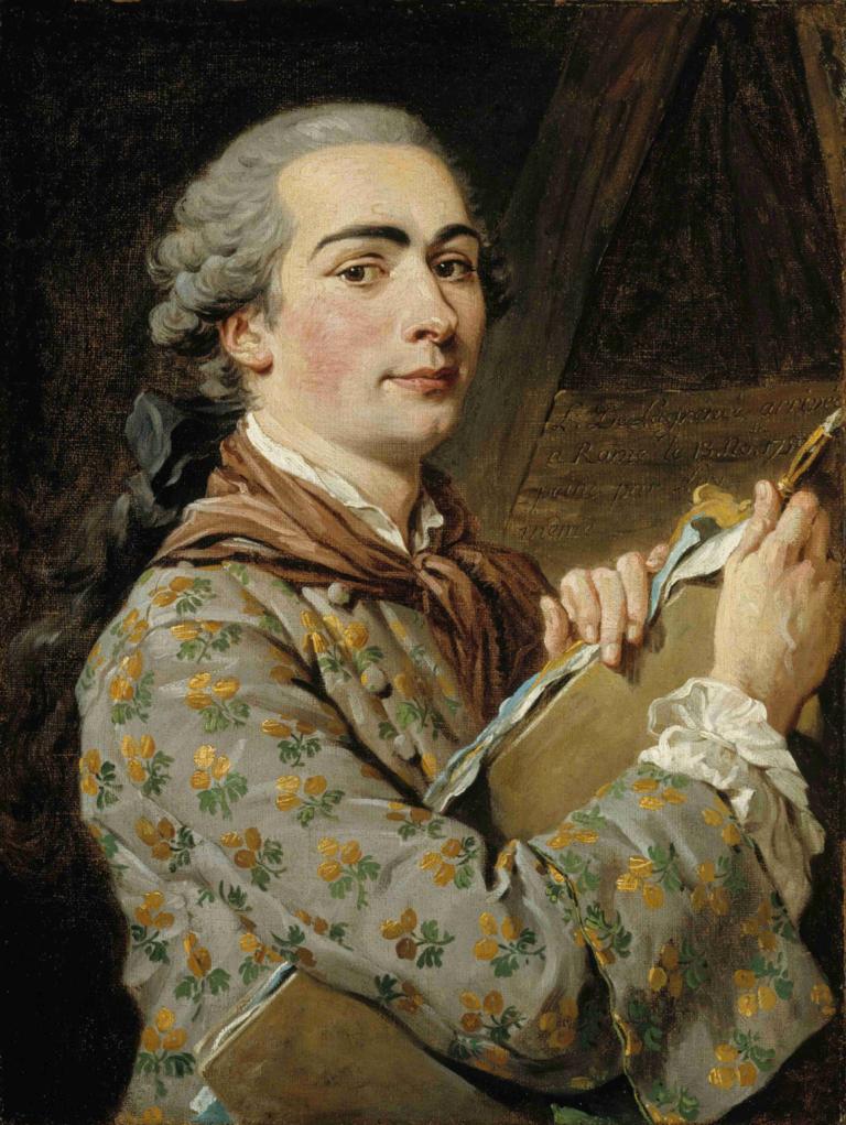 Self-Portrait,Автопортрет,Louis-Jean-François Lagrenée,Луи-Жан-Франсуа Лагрене,Картина Маслом,Картина Маслом