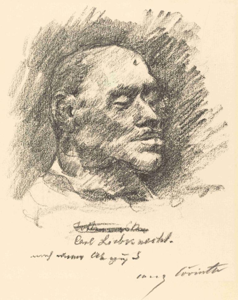 Carl Liebknecht (Totenmaske Liebknechts),Carl Liebknecht (Liebknechts dødsmaske),Lovis Corinth,Lovis Korint