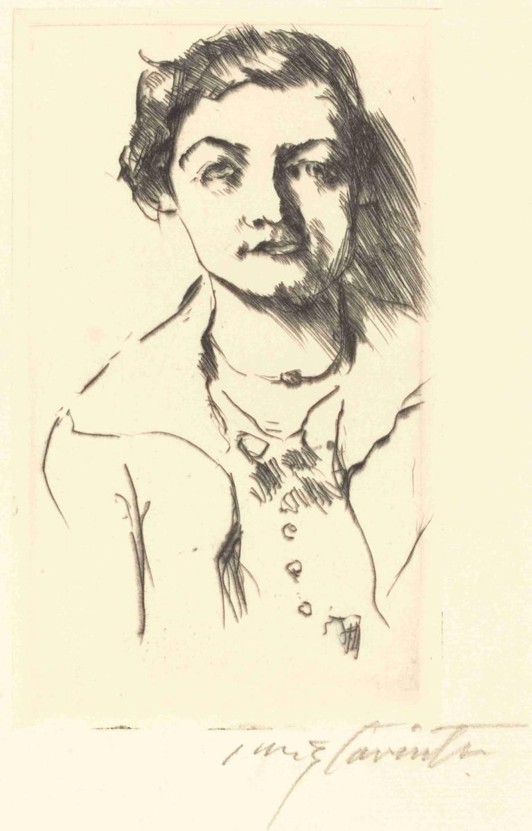 Portrait of a Young Lady (Anneliese Halbe),Chân dung của một phụ nữ trẻ (Anneliese Halbe),Lovis Corinth