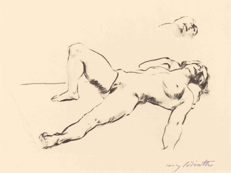 Reclining Female Nude - II (Liegender Weiblicher Akt II)