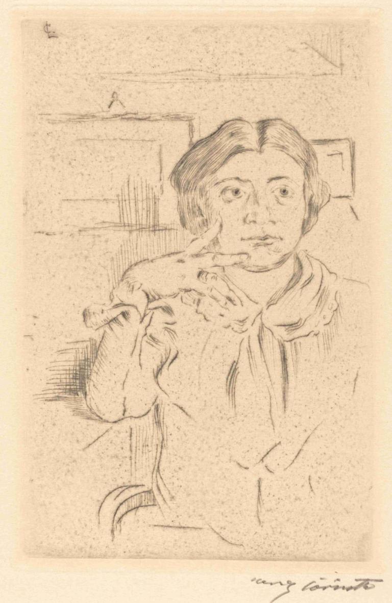 Wife of the Artist (Gattin des Künstlers),Wife of the Artist (épouse de l'artiste),Lovis Corinth