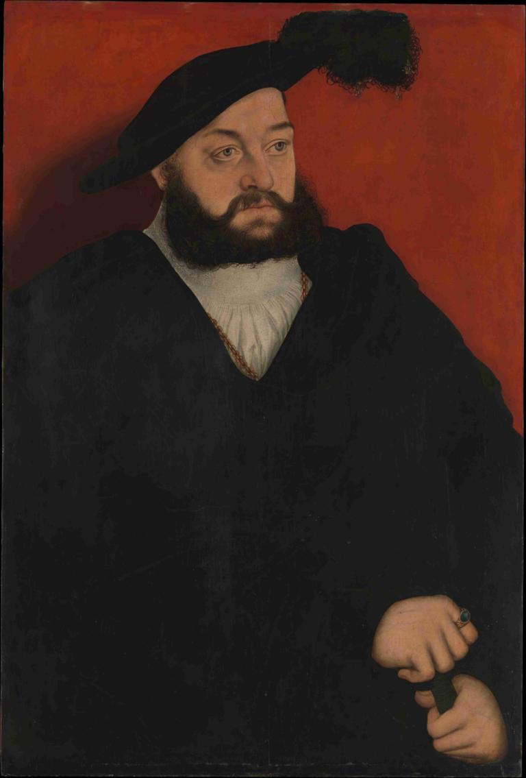 Johann (1498–1537), Duke of Saxony,Johann (1498-1537), duque de Sajonia,Lucas Cranach the Elder