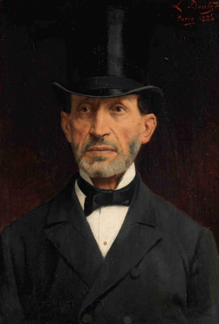 Portrait of Ignaz Deutsch,Ignaz Deutschin muotokuva,Ludwig Deutsch,Öljymaalaus,Öljymaalaus, 1 poika