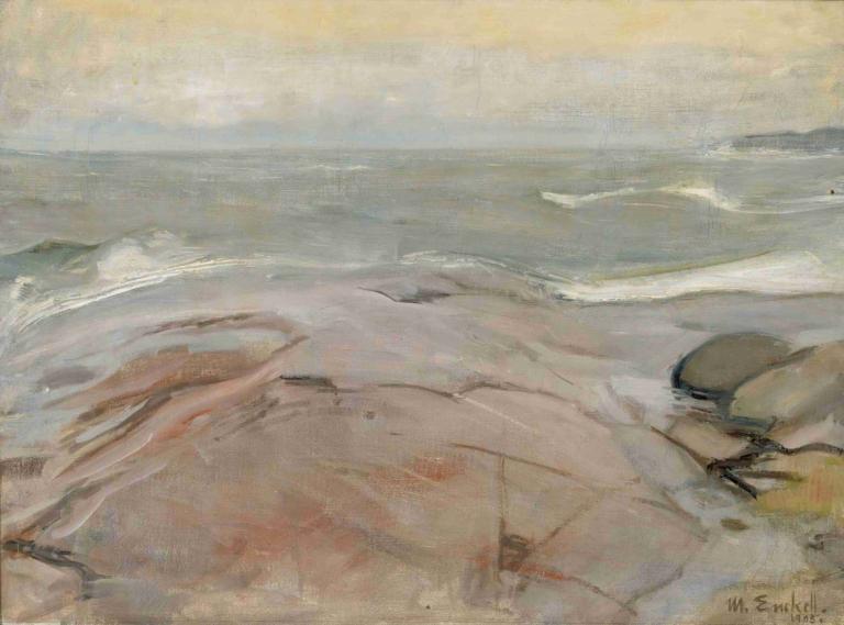 Seaside Landscape from Suursaari Island,Nadmorski krajobraz z wyspy Suursaari,Magnus Enckell,Obraz olejny