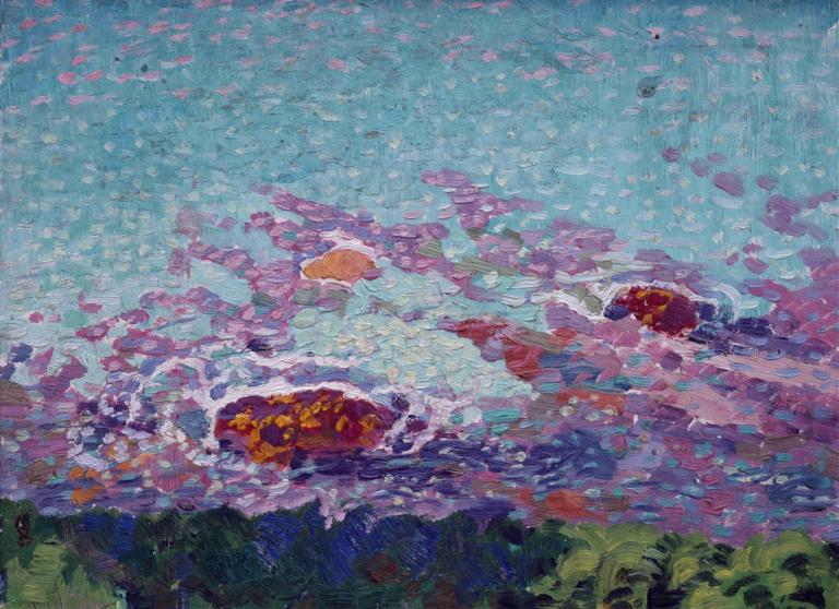 Ocean Coast,Maurice Denis,Watercolor,Watercolor, no humans, water, traditional media, painting (medium)