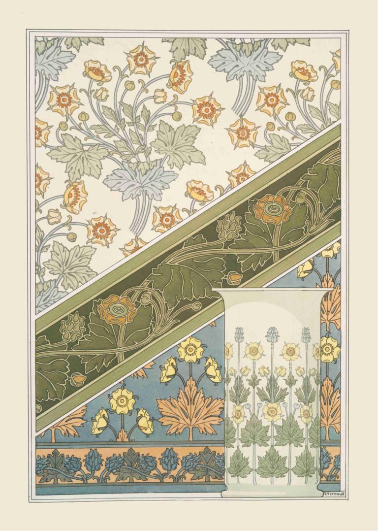 Bouton d'or 2,Maurice Pillard Verneuil,Illustrasjon,Illustrasjon, blomst, anlegg, ingen mennesker, blad