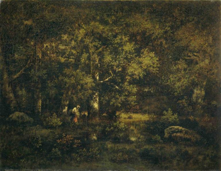 The Forest of Fontainebleau,Το δάσος του Fontainebleau,Narcisse-Virgile Diaz de La Peña,Ελαιογραφία