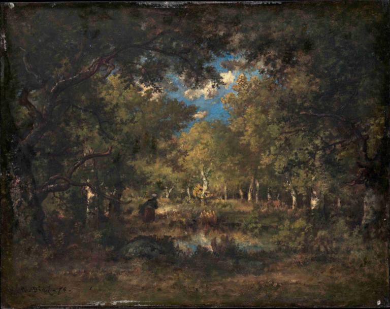 The Forest of Fontainebleau,Το δάσος του Fontainebleau,Narcisse-Virgile Diaz de La Peña,Ελαιογραφία