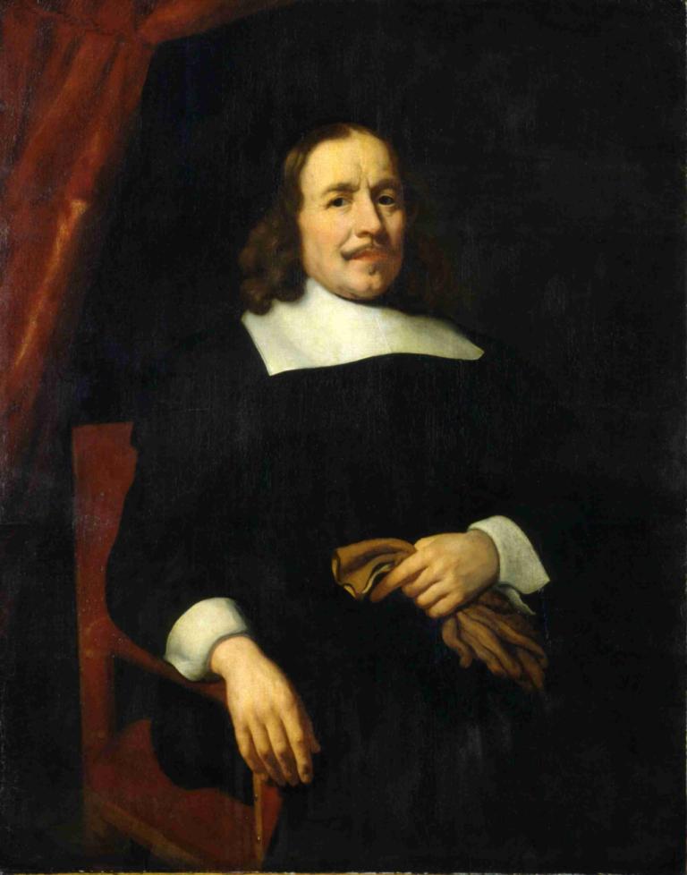 Dutch Gentleman,Gentleman néerlandais,Nicolaes Maes,Peinture à l'huile,Peinture à l'huile