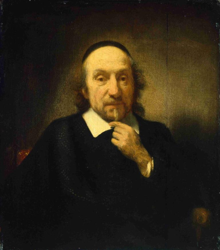 Portrait of a Man,Porträt eines Mannes,Nicolaes Maes,Ölgemälde,Ölgemälde, Solo, 1Junge, männlicher Fokus