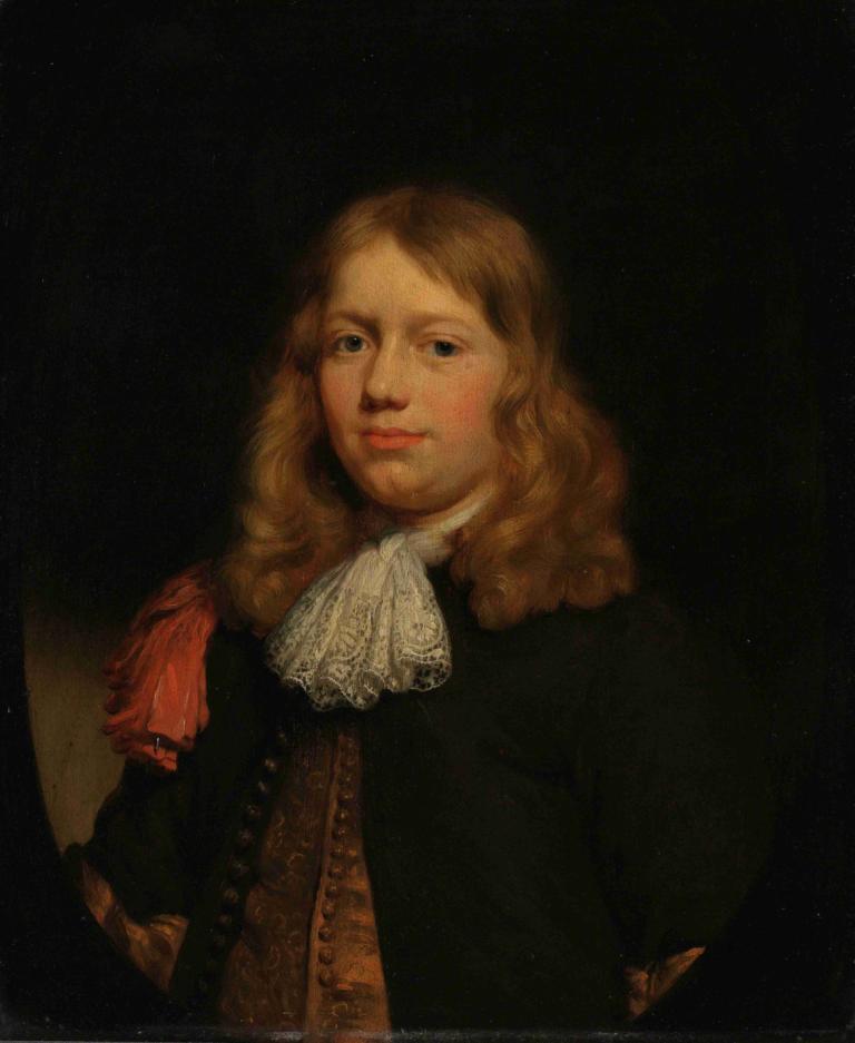 Portrait of a young Man,Porträt eines jungen Mannes,Nicolaes Maes,Ölgemälde,Ölgemälde, Solo, 1Mädchen