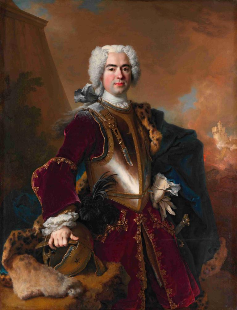 André François Alloys de Theys d'Herculais (1692–1779),安德烈·弗朗索瓦大力神合金(1692-1779),Nicolas de Largillière