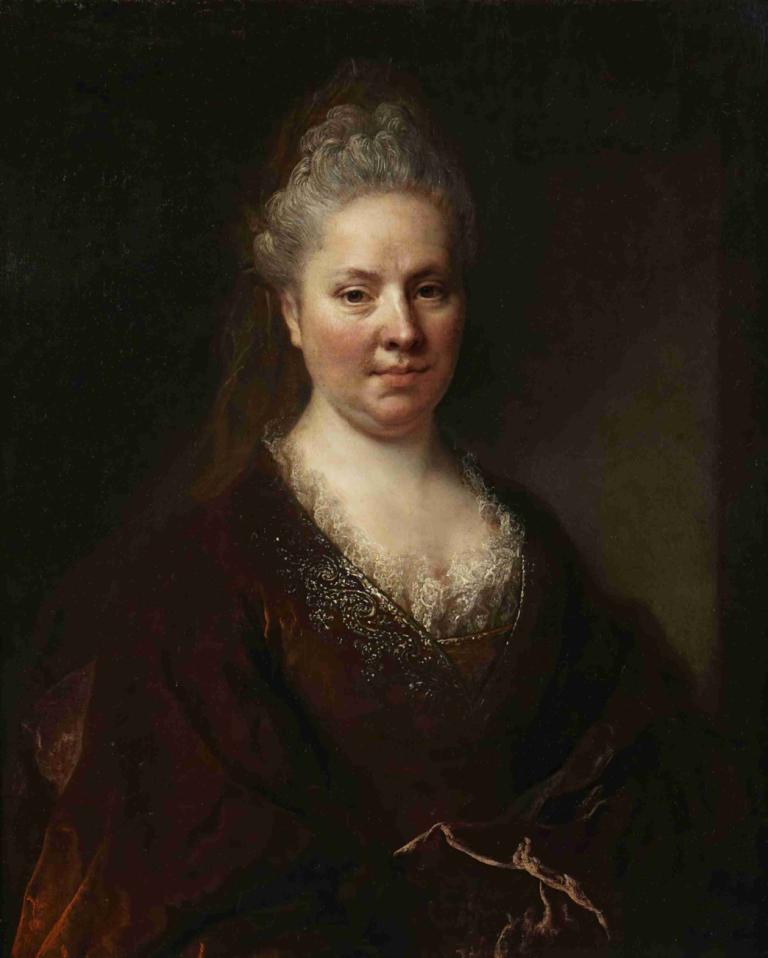 Portrait of Madame Leon de la Mejenelle,Portret gospe Leon de la Mejenelle,Nicolas de Largillière,Oljna slika