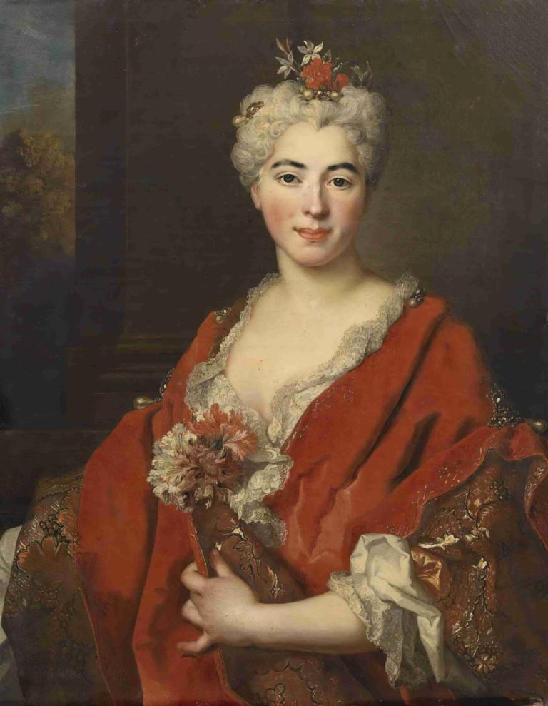 Portrait of Marguerite Elisabeth De Largillierre,Nicolas de Largillière,Oil Painting,Oil Painting