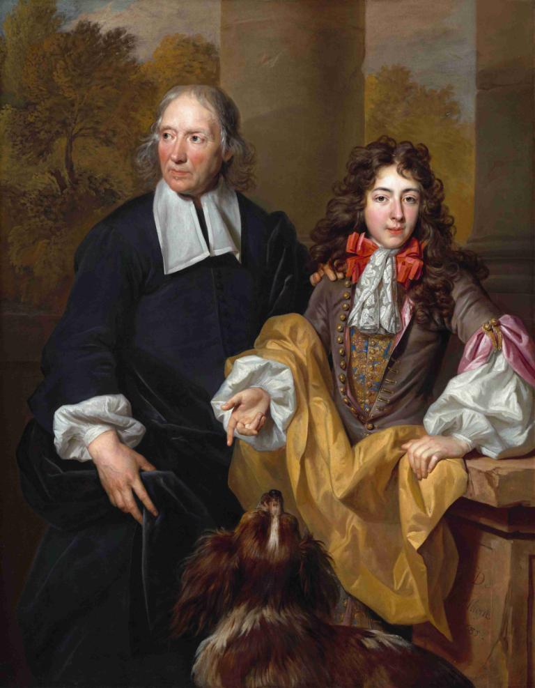 Portrait of a Young Man and His Tutor,청년과 그의 가정교사의 초상화,Nicolas de Largillière,니콜라스 드 라길리에르,오일 페인팅,오일 페인팅