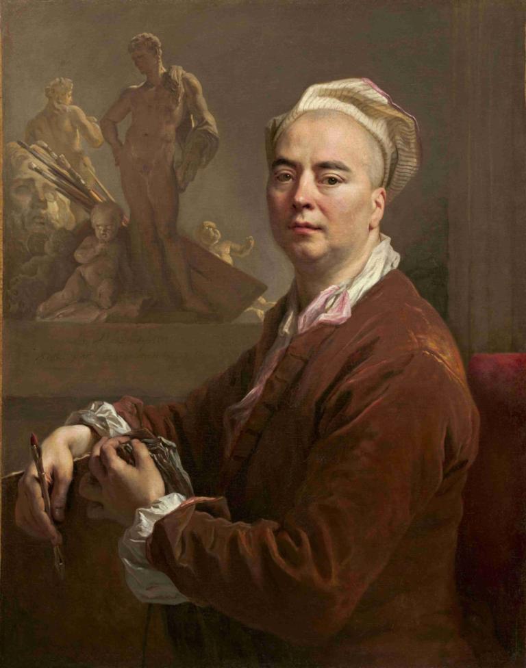 Self-Portrait,Autoportrét,Nicolas de Largillière,Olejomalba,Olejomalba, parodie na výtvarné umění