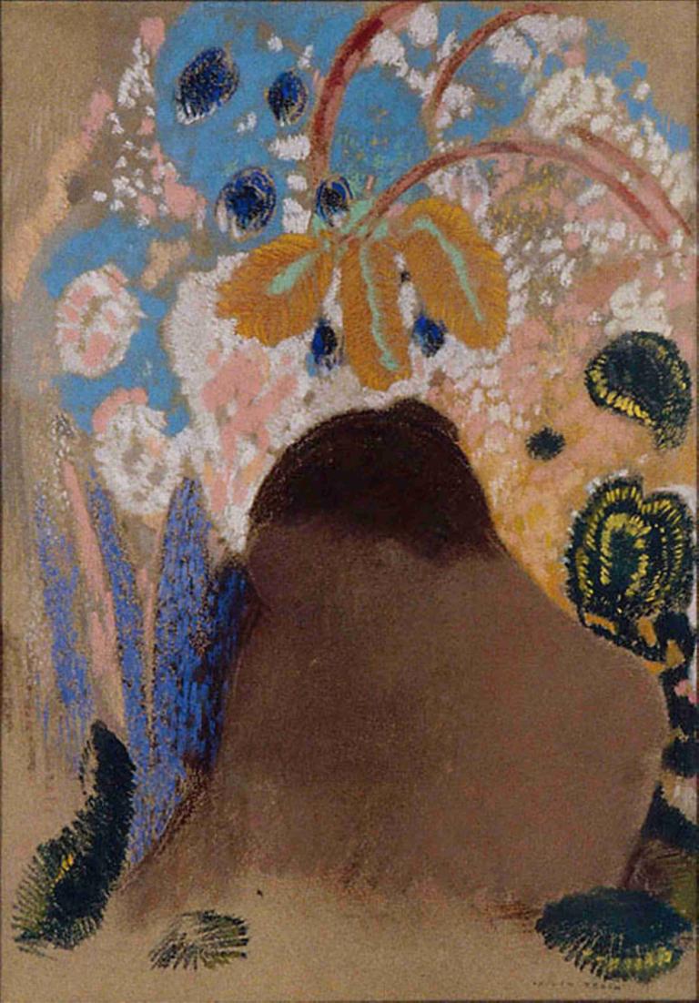 Ophelia,Офелия,Odilon Redon,Одилон Редон,Картина Маслом,Картина Маслом, нет людей, традиционные СМИ