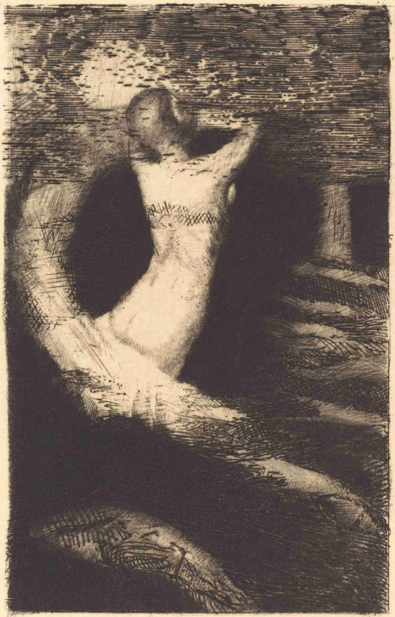 Passage d'une Ame (Passage of a Spirit),Przejście ducha (Passage d'une Ame),Odilon Redon