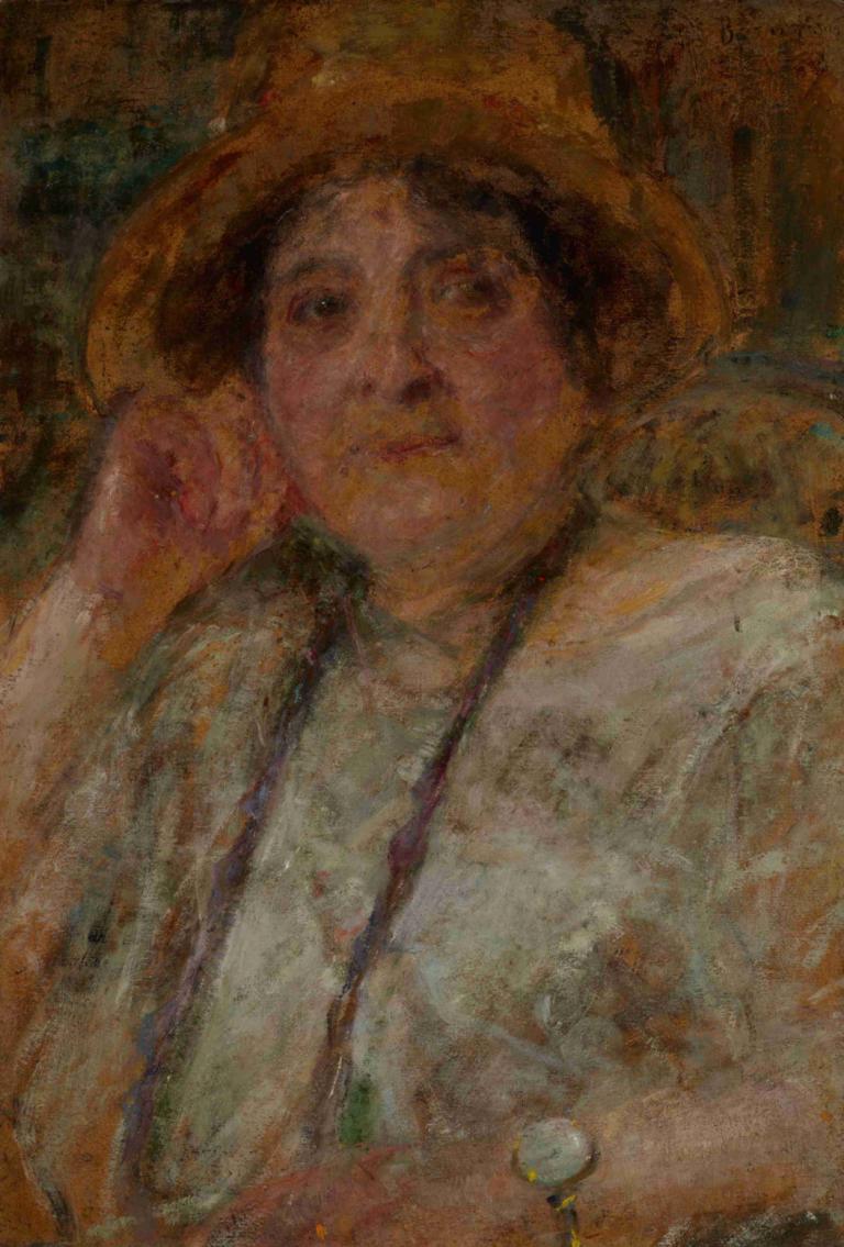 Portrait of Mrs Gościniec,Portretul doamnei Gościniec,Olga Boznanska,Pictura in ulei,Pictura in ulei, solo