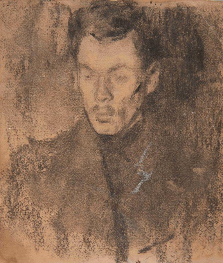 Portrait study of the architect Franciszek Mączyński,건축가 프란치섹 먄친스키의 초상화 연구,Olga Boznanska,올가 보즈난스카,오일 페인팅