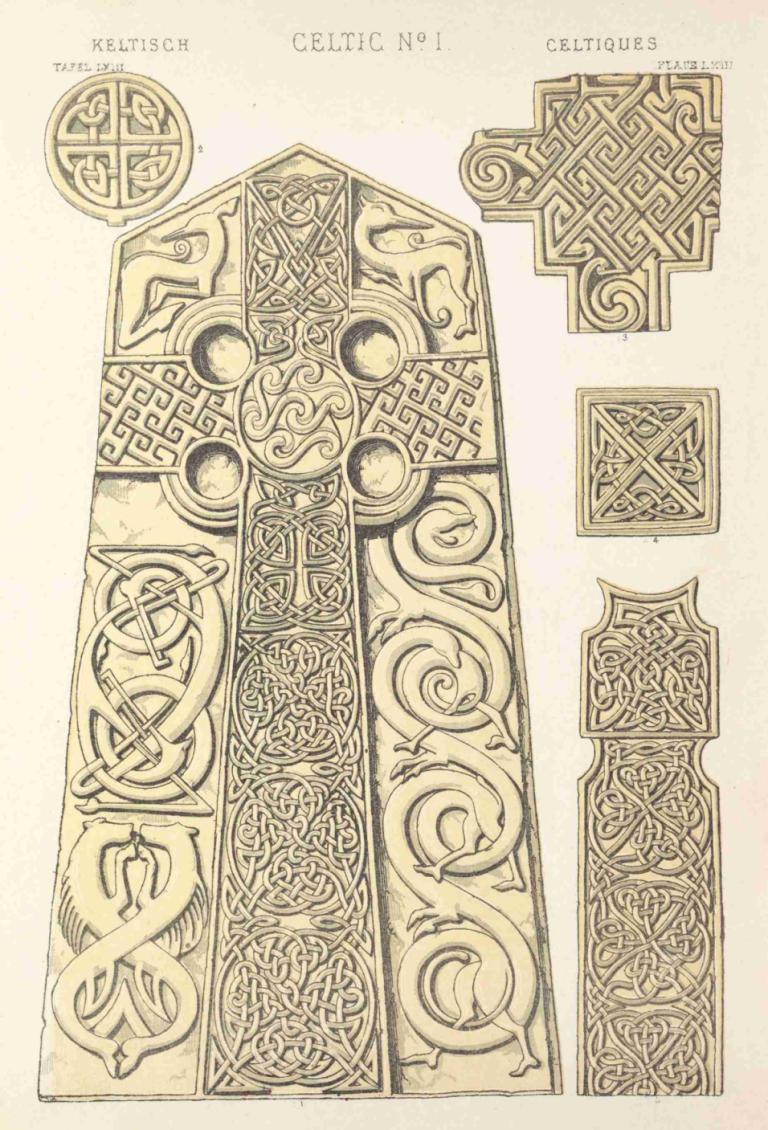 Celtic No.1,Celtic nr.1,Owen Jones,Ilustrație,Ilustrație, nici oameni, monocrom