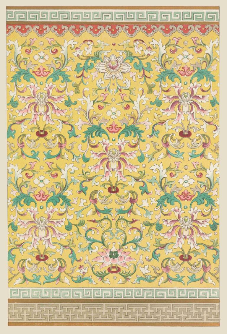 Examples of Chinese ornament, Pl.72,Voorbeelden van Chinees ornament, Pl.72,Owen Jones,Illustratie