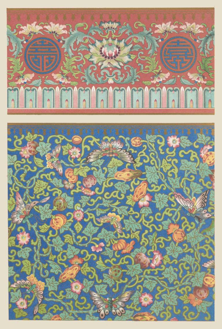 Examples of Chinese ornament, Pl.75,Voorbeelden van Chinees ornament, Pl.75,Owen Jones,Illustratie