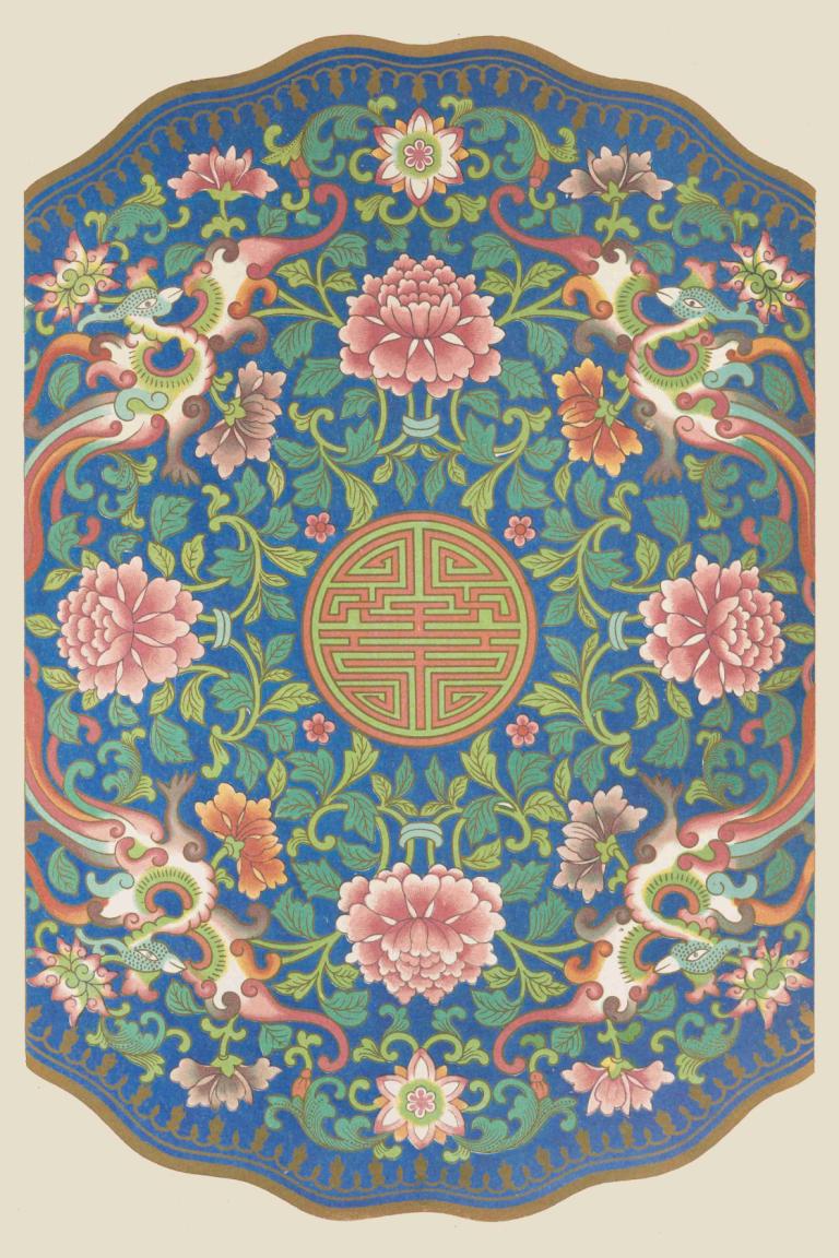 Examples of Chinese ornament, Pl.76,Voorbeelden van Chinees ornament, Pl.76,Owen Jones,Illustratie