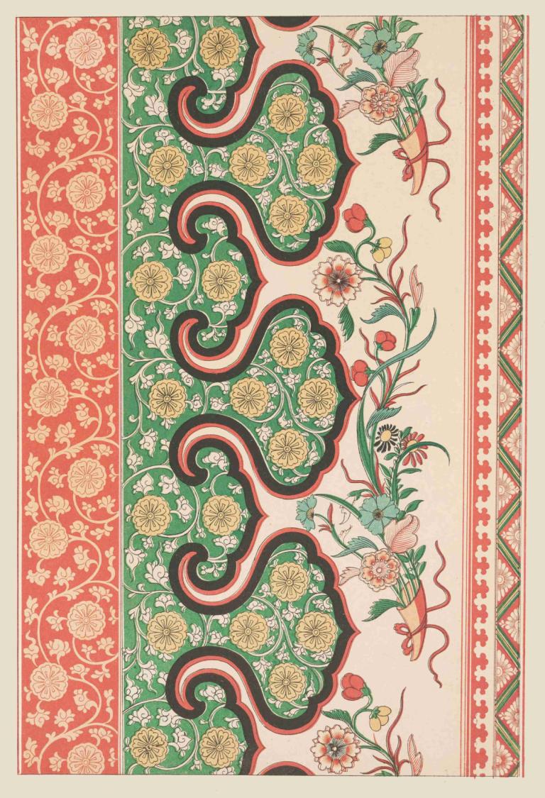 Examples of Chinese ornament, Pl.83,Esempi di ornamenti cinesi, Pl.83,Owen Jones,Illustrazione,Illustrazione