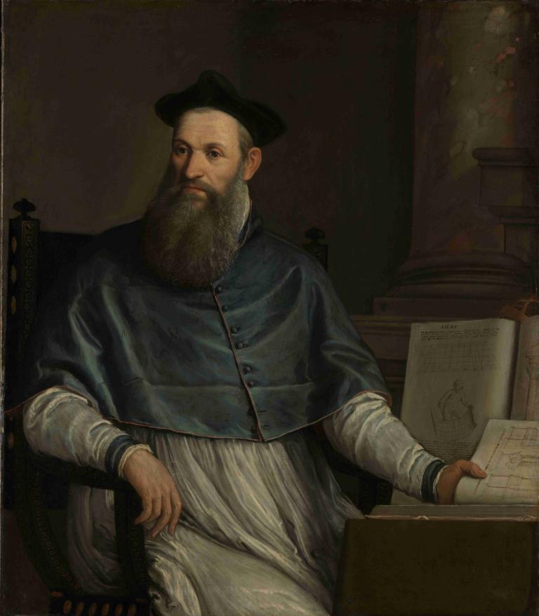 Portrait of Daniele Barbaro,Portrét Daniele Barbaro,Paolo Veronese,Olejomalba,Olejomalba, 1 kluk