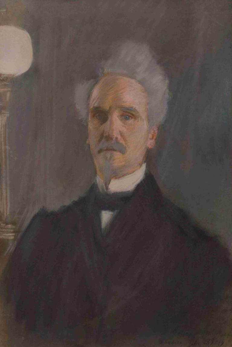 Portrait d'Henri Rochefort (1830-1913).,Porträtt av Henri Rochefort (1830-1913).,Paul César Helleu