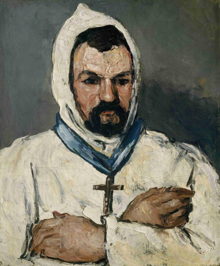 Antoine Dominique Sauveur Aubert (born 1817), the Artist's Uncle, as a Monk,Paul Cézanne,Oil Painting