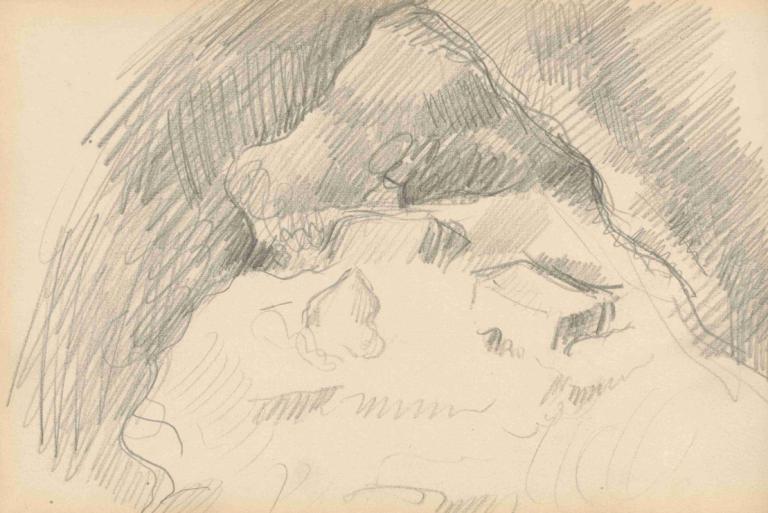 Landscape Seen from the Inside of a Cave,Bir Mağaranın İçinden Görülen Manzara,Paul Cézanne,Taslak,Taslak