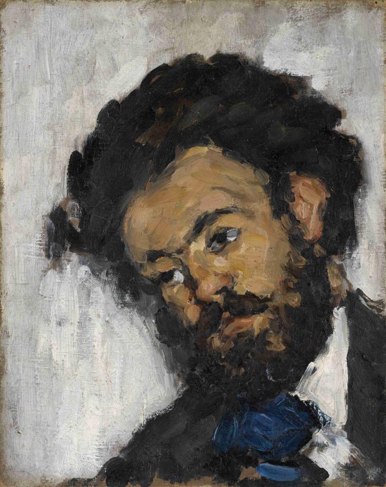 Portrait Of Antoine-Fortuné Marion,Portræt af Antoine-Fortuné Marion,Paul Cézanne,Oliemaleri,Oliemaleri, solo