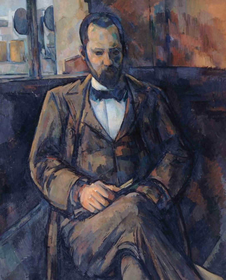 Portrait d'Ambroise Vollard,Portræt af Ambroise Vollard,Paul Cézanne,Oliemaleri,Oliemaleri, 1 dreng