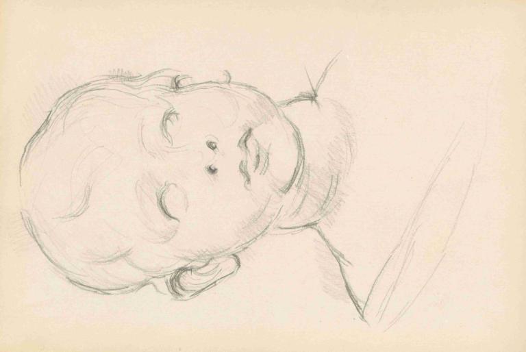 Study of Desiderio da Settignano's 'Bust of a Child',Studie af Desiderio da Settignanos 'Bust of a Child'