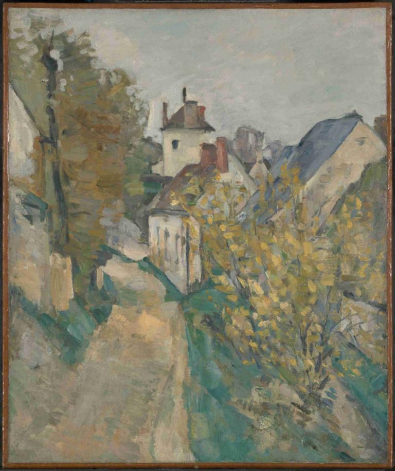 The House of Dr. Gachet in Auvers-sur-Oise,Casa Dr. Gachet din Auvers-sur-Oise,Paul Cézanne,Pictura in ulei