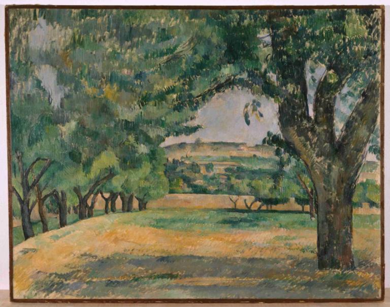 The Neighborhood of Jas de Bouffan,Cartierul Jas de Bouffan,Paul Cézanne,Pictura in ulei,Pictura in ulei