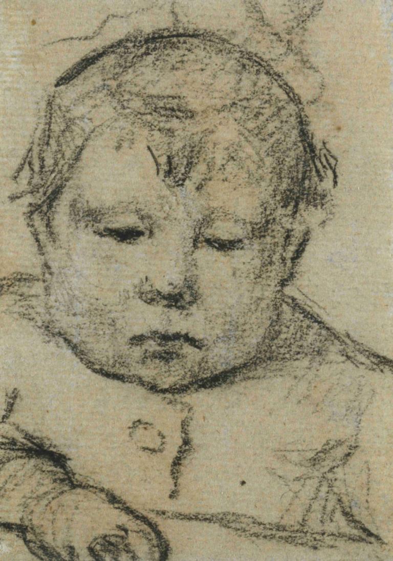 Emil Gauguin as a Child, Right Hand Forward,Emil Gauguin als kind, rechterhand naar voren,Paul Gauguin