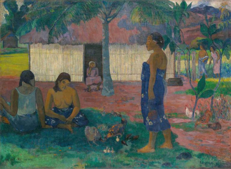 No te aha oe riri (Why Are You Angry),Proč se zlobíš (Proč se zlobíš),Paul Gauguin,Olejomalba,Olejomalba