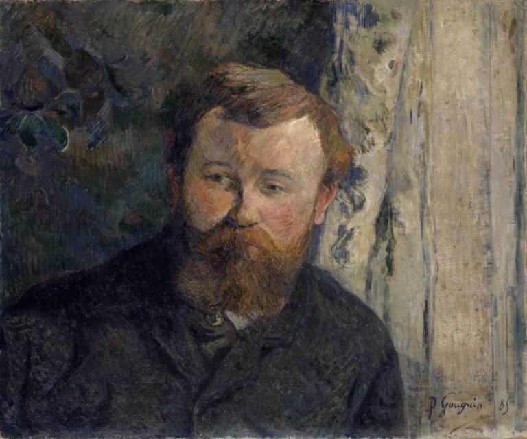 Portrait of the Painter Achille Granchi-Taylor,Portrét malíře Achille Granchi-Taylora,Paul Gauguin,Olejomalba