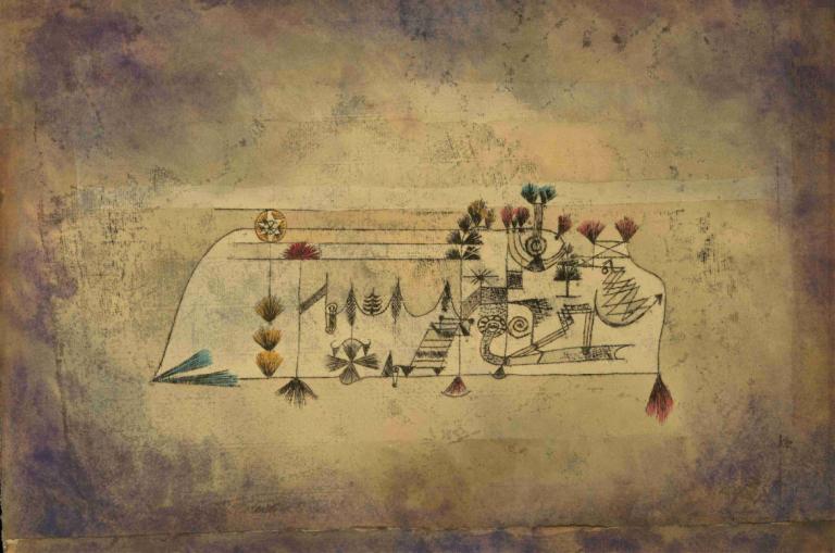 All Souls' Picture,Alle sjelers bilde,Paul Klee,Kobberplate Etsning,Kobberplate Etsning, ingen mennesker