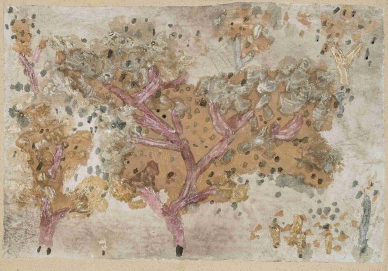 Alte Bäume (Aged Trees),Yaşlı ağaçlar (Yaşlı Ağaçlar),Paul Klee,Yağlı boya,Yağlı boya, ağaç, gerçeküstü, doğa