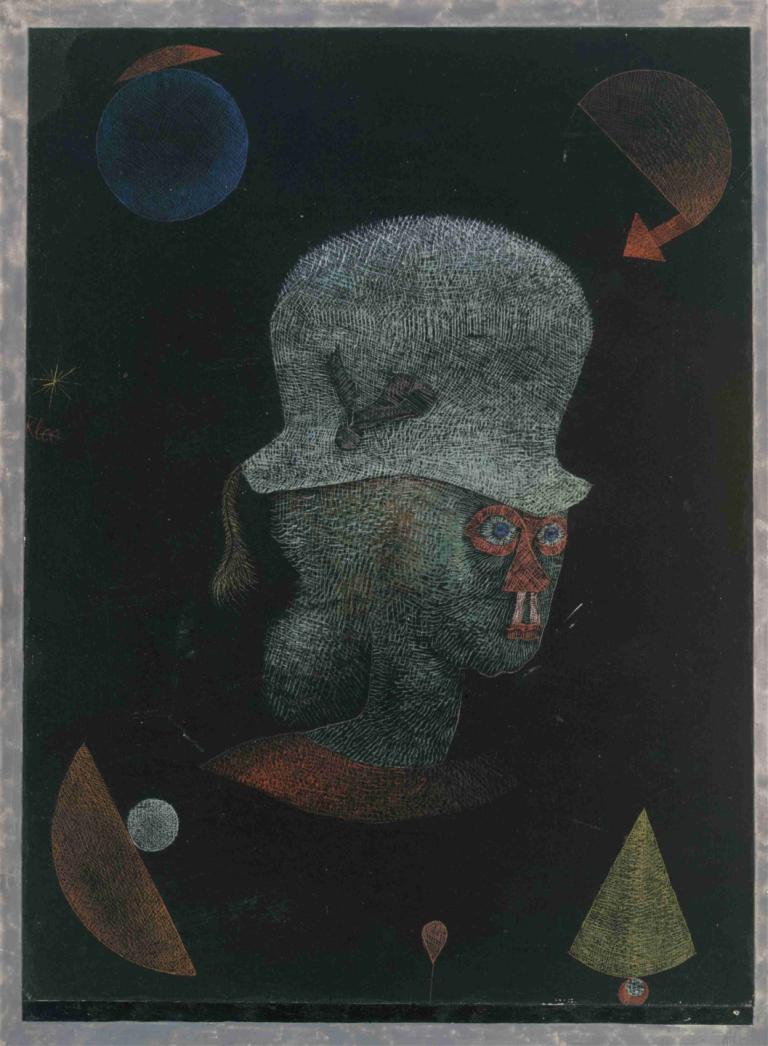 Astrological Fantasy,Astrolojik Fantezi,Paul Klee,Yağlı boya,Yağlı boya, solo, geleneksel medya, 1kız