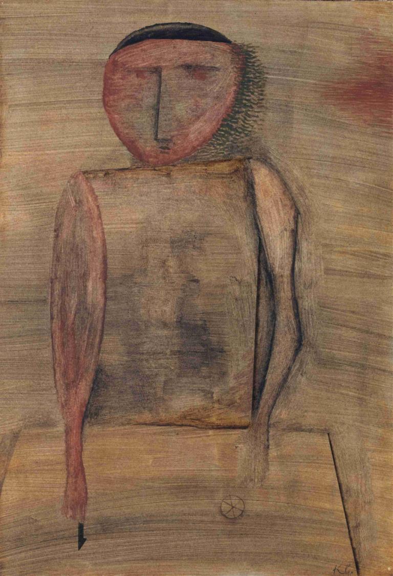 Doctor,Paul Klee,Copperplate Etching,Copperplate Etching, solo, traditional media, 1boy, male focus