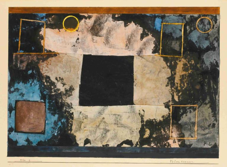 Felsen Kammern (Rock-Cut Chambers),Скальные камеры,Paul Klee,Пауль Клее,Офорт на медной пластине