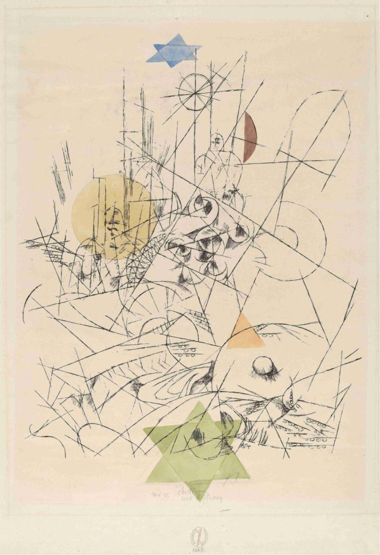 Hope and Destruction (Zerstörung und Hoffnung),Надежда и разрушение (Разрушение и надежда),Paul Klee