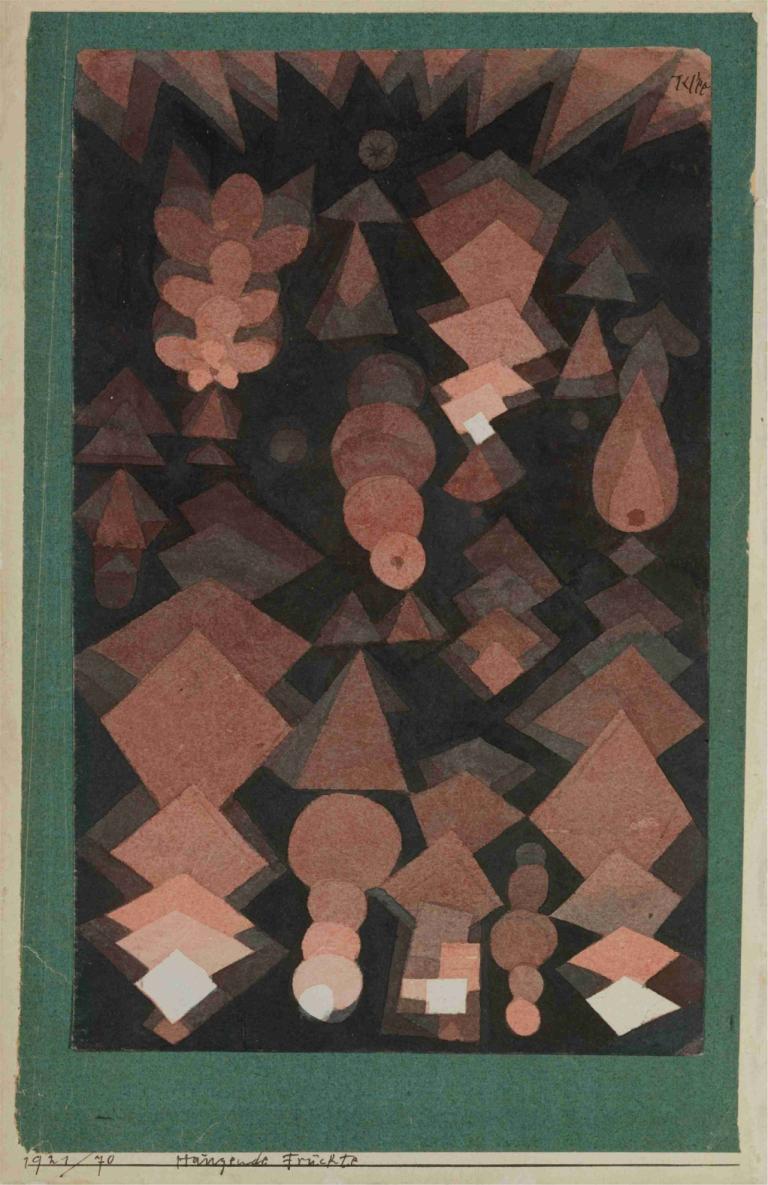 Suspended Fruit,Các loại quả treo,Paul Klee,Paul Kley.,Tranh sơn dầu,Tranh sơn dầu, không có con người